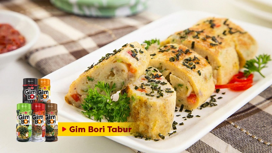 Telur Dadar Gulung Nori Tabur untuk Bekal Praktis Anak